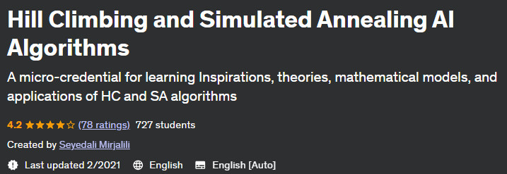 Pictures · Udemy — Hill Climbing and Simulated Annealing AI Algorithms 2021-2