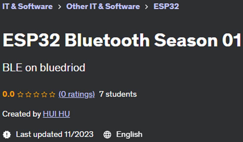 Pictures · ESP32 Bluetooth Season 01 2023-11