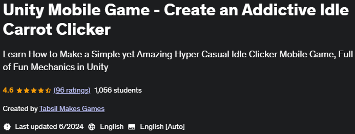 Pictures · Unity Mobile Game – Create an Addictive Idle Carrot Clicker 2023-12