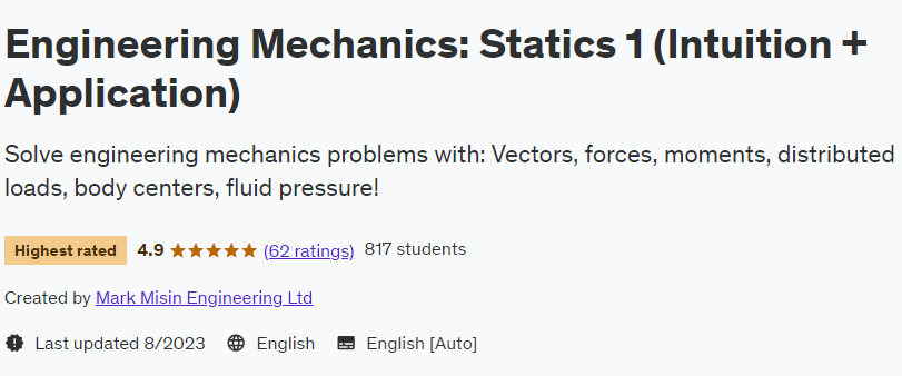 Pictures · Udemy — Engineering Mechanics: Statics 1 (Intuition + Application) 2022-4