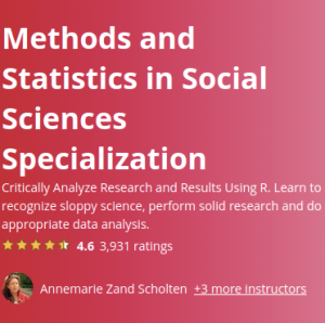 Coursera — Methods and Statistics in Social Sciences Specialization 2023-3