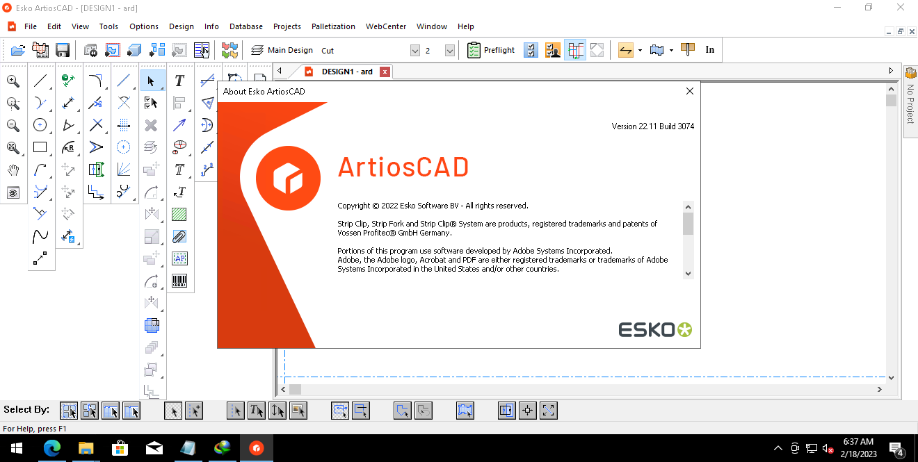 Pictures · ESKO ArtiosCAD 23.07 Build 3268 x64