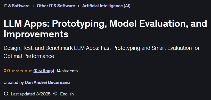 Bilder · LLM-Anwendungen: Prototyping, Modellbewertung und Verbesserungen 2025-3