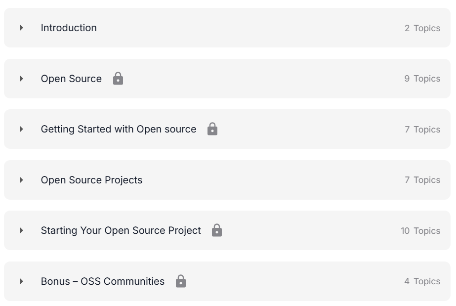 Course topics · KodeKloud — Open Source for Beginners 2023-5
