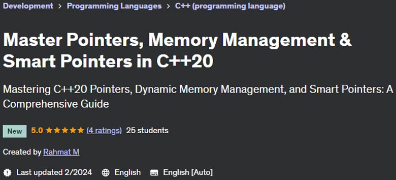 Pictures · Udemy — Master Pointers, Memory Management & Smart Pointers in C++20 2024-2
