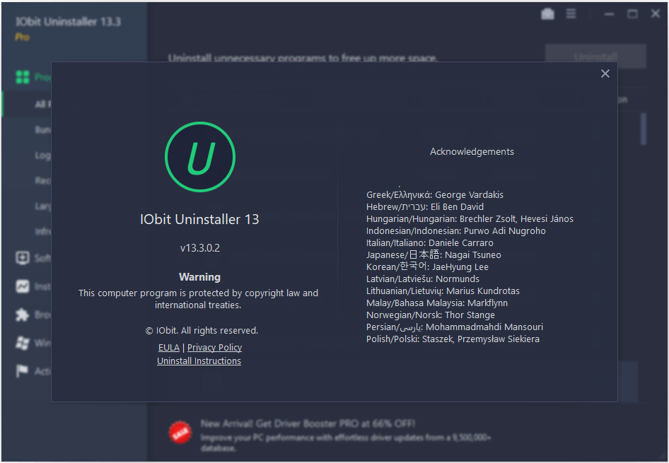 图片 · 首頁 〉外文書 〉Iobit Uninstaller Pro 16.0.0.34