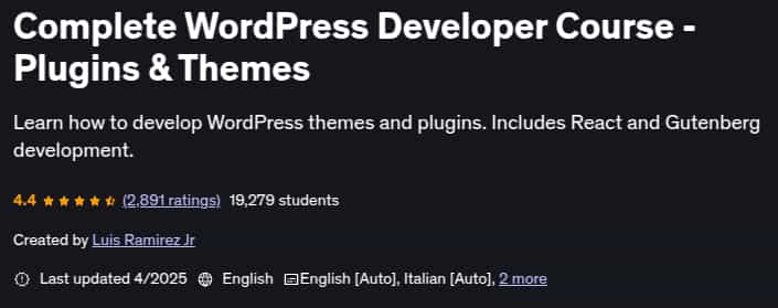 Pictures · Complete WordPress Developer Course – Plugins & Themes 2025-4