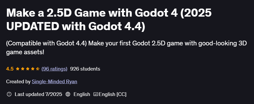 Pictures · Udemy — Make a 2.5D Game with Godot 4 (2025 UPDATED with Godot 4.4) 2025-7