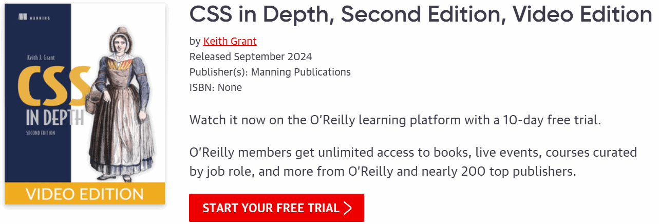 Pictures · Oreilly — CSS in Depth, Second Edition, Video Edition 2024-9
