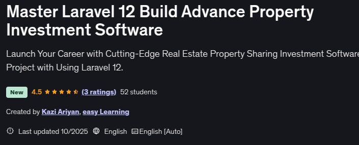图片 · 主持人 Laravel 12 创建先进的房地产投资软件 2025-10