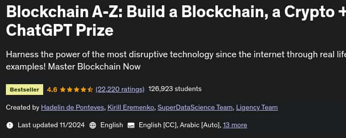 Pictures · Blockchain A-Z: Build a Blockchain, a Crypto + ChatGPT Prize 2024-11