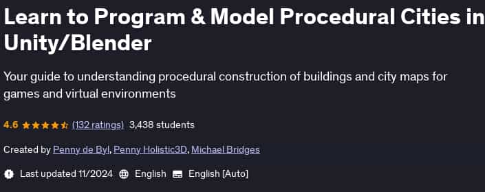 Pictures · Learn to Program & Model Procedural Cities in Unity/Blender 2024-11