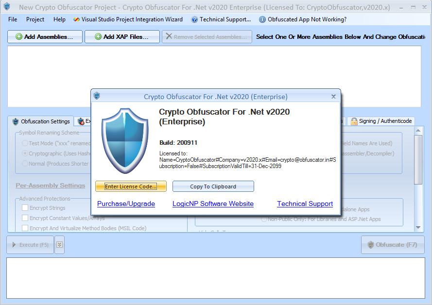 Pictures · Crypto Obfuscator For .Net 2020 Enterprise Build 200911