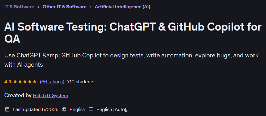 图片 · AI 软件测试: ChatGPT & GitHub QA 中的小孩 2026-6