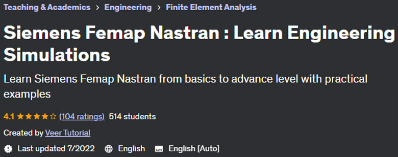 Pictures · Siemens Femap Nastran : Learn Engineering Simulations 2022-7