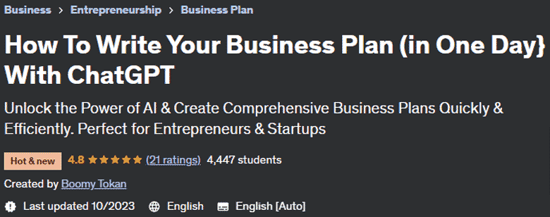 Pictures · Udemy — How To Write Your Business Plan (in One Day} With ChatGPT 2023-9