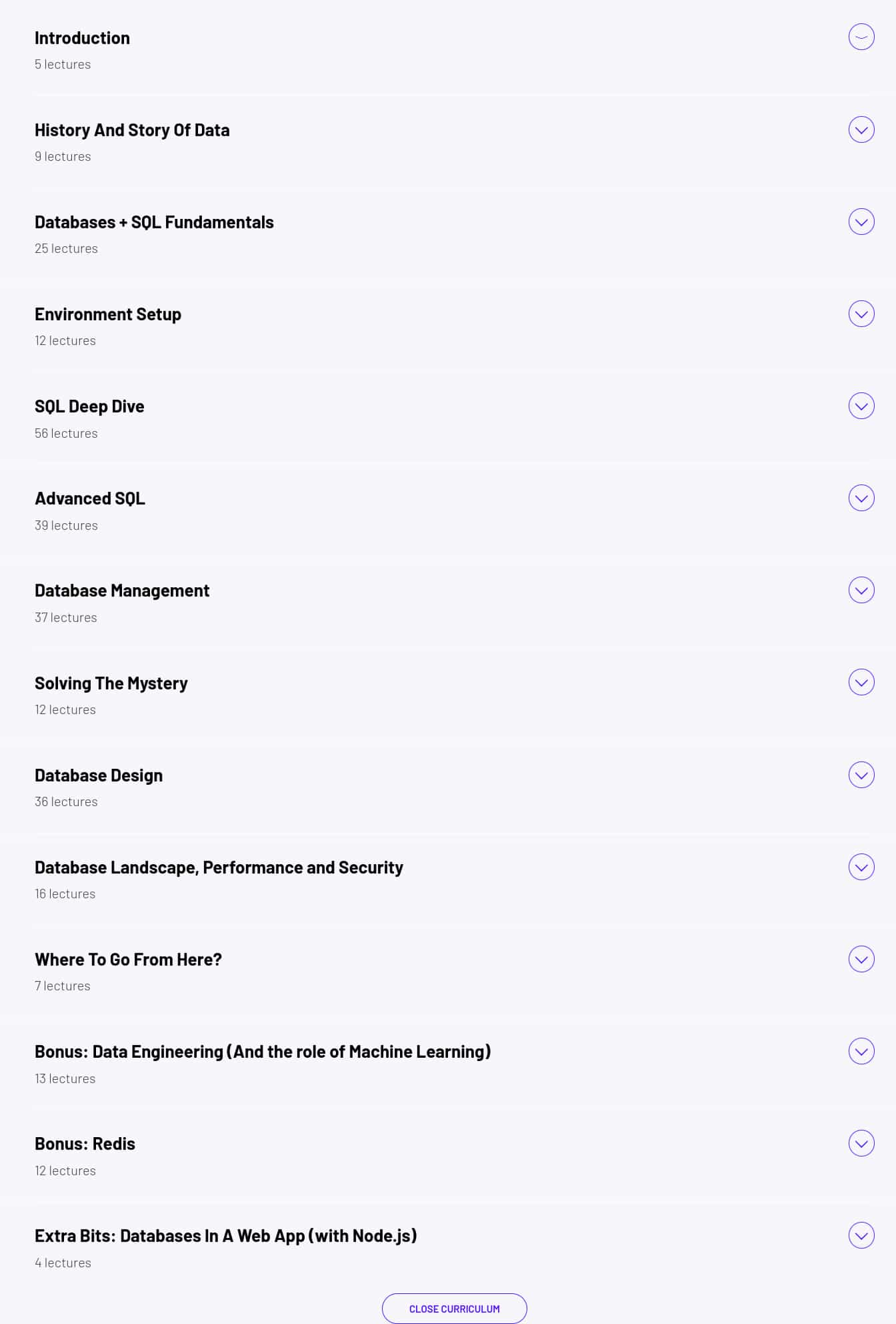 Course topics · ZeroToMastery – Complete SQL + Databases Bootcamp 2025-4
