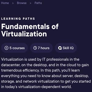 Pluralsight — Fundamentals of Virtualization 2022-12