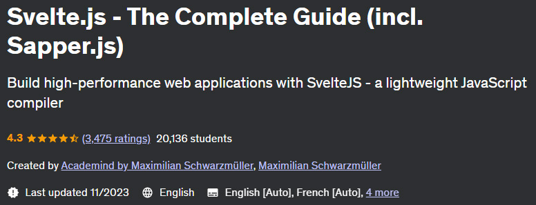 Pictures · Udemy — Svelte.js – The Complete Guide (incl. Sapper.js) 2023-11