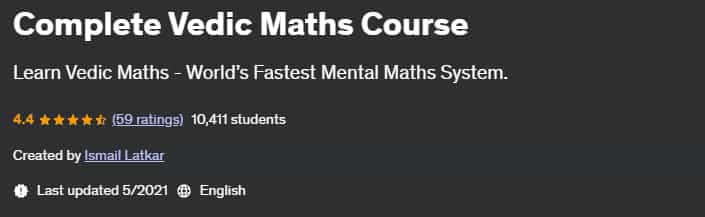 Pictures · Udemy — Complete Vedic Maths Course 2021-5