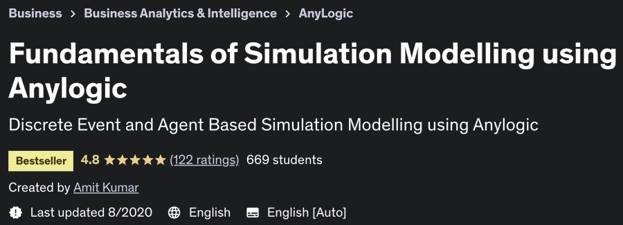 Pictures · Fundamentals of Simulation Modelling using Anylogic 2020-8