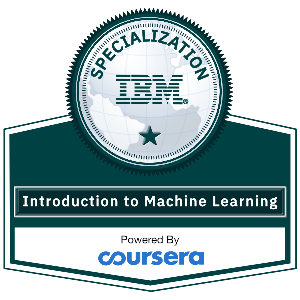 IBM Introduction to Machine Learning Specialization 2024-2