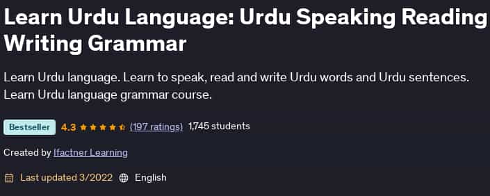 Pictures · Udemy — Learn Urdu Language: Urdu Speaking Reading Writing Grammar 2022-3