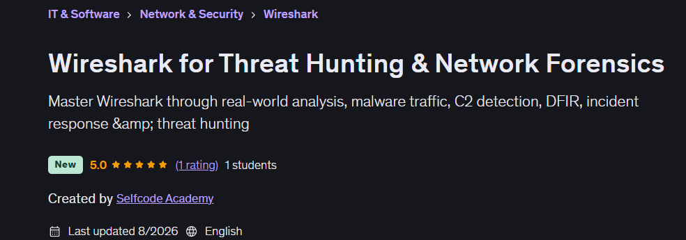 Pictures · Wireshark for Threat Hunting & Network Forensics 2026-8
