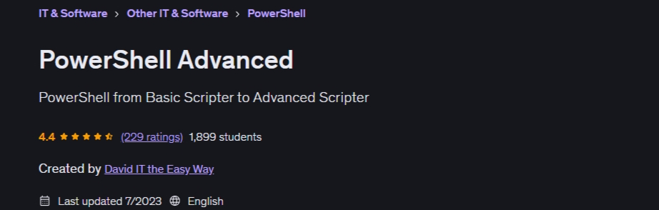 Images · PowerShell avancé 2023-7