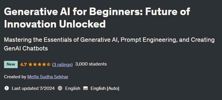 Pictures · Udemy — Generative AI for Beginners: Future of Innovation Unlocked 2024-7
