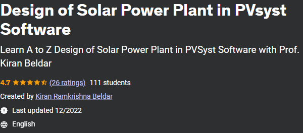 Pictures · Design of Solar Power Plant in PVsyst Software 2022-11