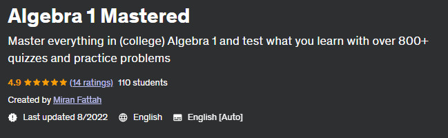 Pictures · Udemy — Algebra 1 Mastered 2022-8