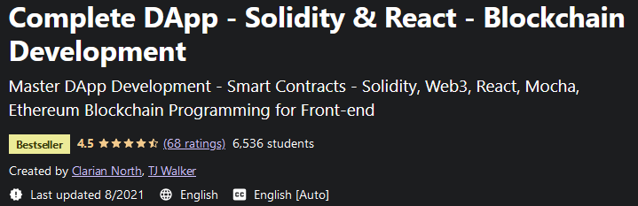 Pictures · Complete DApp – Solidity & React – Blockchain Development 2021-8