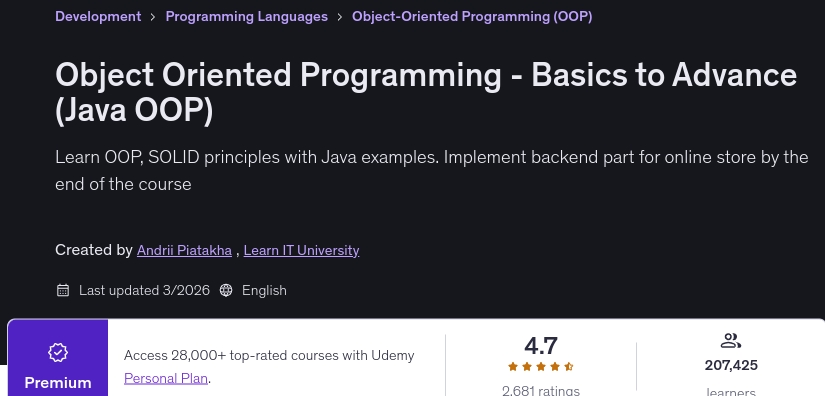 Pictures · Object Oriented Programming – Basics to Advance (Java OOP) 2026-3