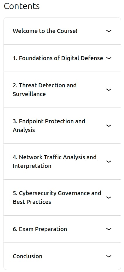 Sujets du cours · Cybersécurité (200-201et v1.2 Précédent Prep 2025-8