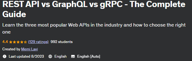 Pictures · Udemy — REST API vs GraphQL vs gRPC – The Complete Guide 2023-9
