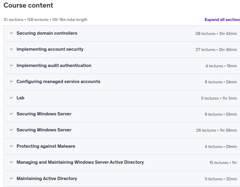 Kursthemen · Active Directory: Bereitstellung von Active Directory Domain Services 2025-10