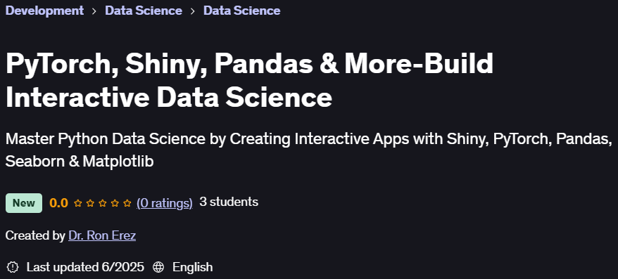 Pictures · Udemy — PyTorch, Shiny, Pandas & More-Build Interactive Data Science 2025-5