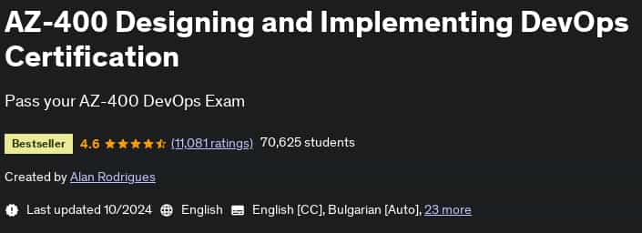 Pictures · Udemy — AZ-400 Designing and Implementing DevOps Certification 2024-10/2025-4