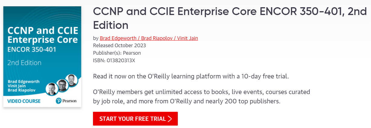 Pictures · Oreilly — CCNP and CCIE Enterprise Core ENCOR 350-401, 2nd Edition 2023-8