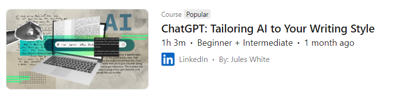 Pictures · ChatGPT: Tailoring AI to Your Writing Style 2024-10