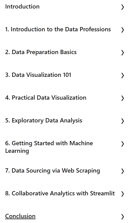 Course topics · Python for Data Science and Machine Learning Essential Training Part 1 2024-3