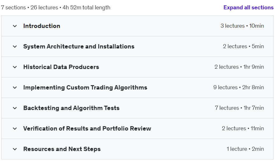 Course topics · Algorithmic Trading with Apache Flink | Hands-on guide 2024-6