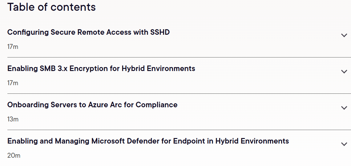 Course topics · Windows Server 2025 Security Essentials for IT Professionals 2025-3
