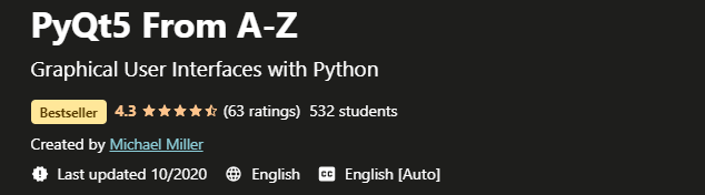 Pictures · Udemy — PyQt5 From A-Z 2020-9
