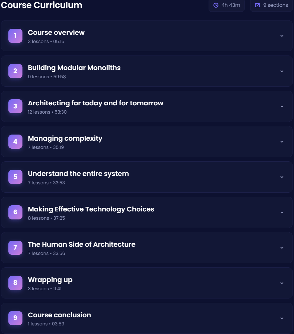 Sujets du cours · Dometrain – Deep Dive : Architecture de la solution 2025-10