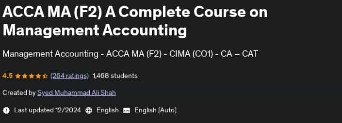 Pictures · Udemy — ACCA MA (F2) A Complete Course on Management Accounting 2024-12