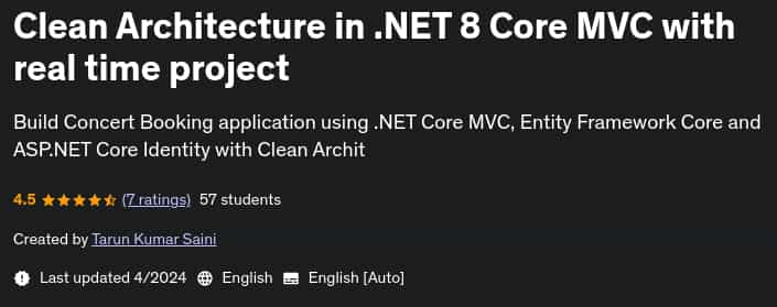 Pictures · Udemy — Clean Architecture in .NET 8 Core MVC with real time project 2024-4