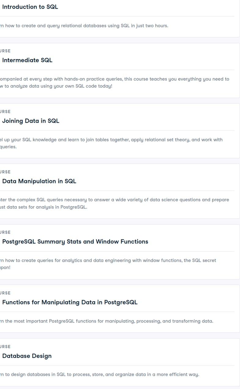 Course topics · SQL Fundamentals 2025-1