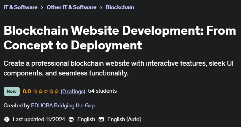 Pictures · Blockchain Website Development: From Concept to Deployment 2024-11